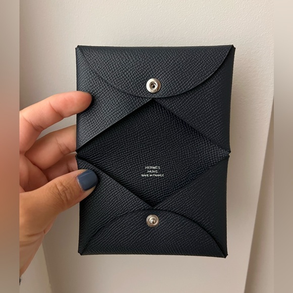 Hermes Handbags - Hermes calvi card holder